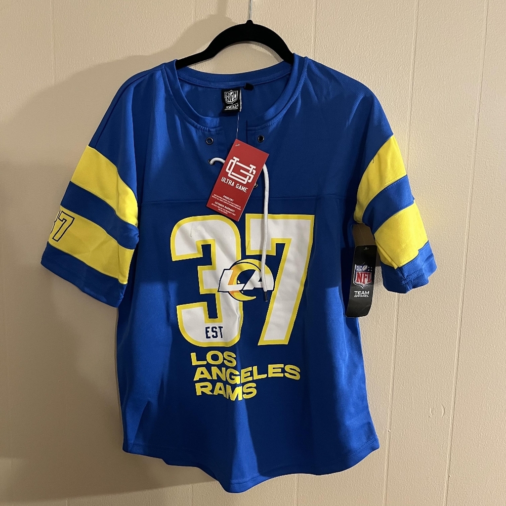 NFL Los Angeles Rams Jersey Material Ladies Tshirt